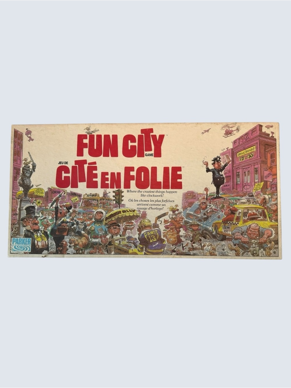 Fun City 1987 Vintage 100% Complete Board Game Parker Brothers